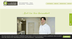 Desktop Screenshot of dr-schoenhuber.at